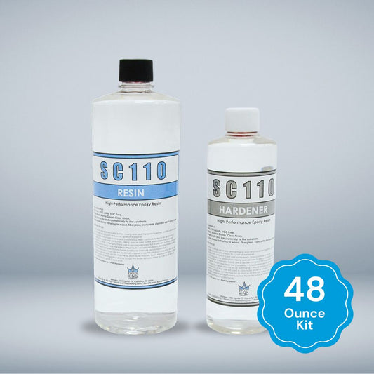 Epoxy Resin And Hardener 48 Ounce Kit