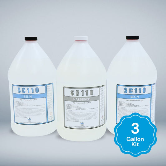 Epoxy Resin And Hardener 3 Gallons